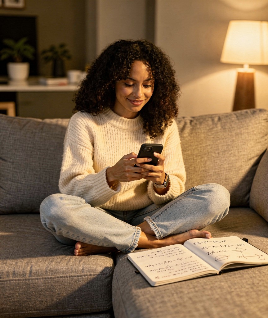 Étudiant au travail dans un espace moderne